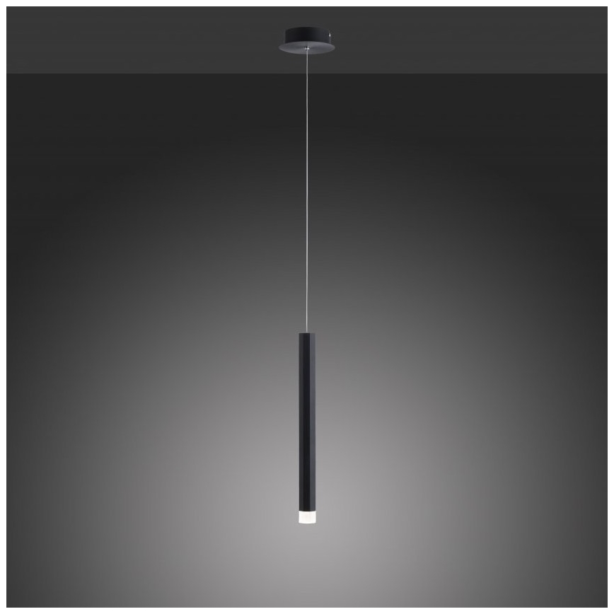 Leuchten Direkt 15202-18 - LED Висящ полилей BRUNO LED/4,8W/230V черен