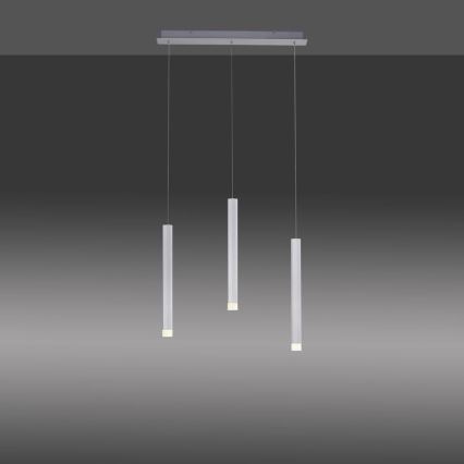 Leuchten Direkt 15203-95 - LED Висящ полилей BRUNO 3xLED/4,8W/230V бял