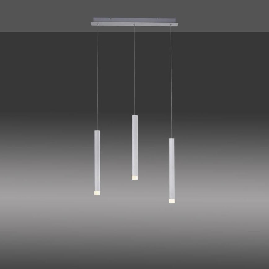 Leuchten Direkt 15203-95 - LED Висящ полилей BRUNO 3xLED/4,8W/230V бял