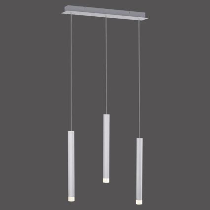 Leuchten Direkt 15203-95 - LED Висящ полилей BRUNO 3xLED/4,8W/230V бял