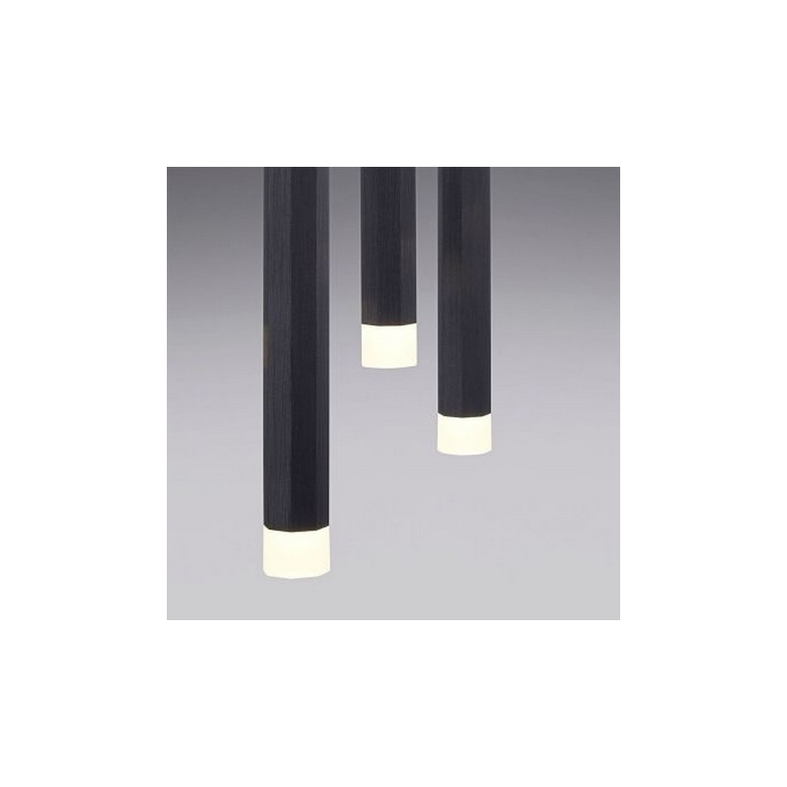 Leuchten Direkt 15205-18 - LED Висящ полилей BRUNO 5xLED/4,8W/230V черен