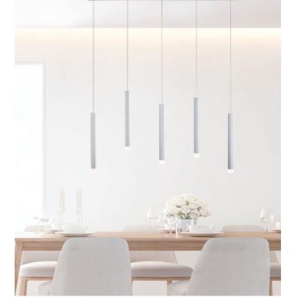 Leuchten Direkt 15205-95 - LED Висящ полилей BRUNO 5xLED/4,8W/230V