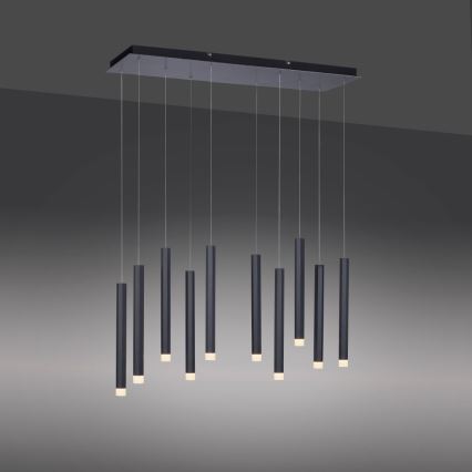 Leuchten Direkt 15206-18 - LED Висящ полилей 10xLED/4,8W/230V черен