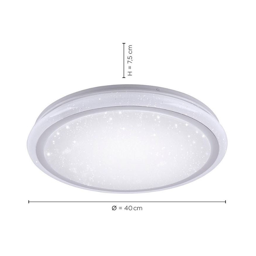 Leuchten Direkt 15220-16 - LED RGB Димируема лампа LUISA LED/28W/230V + дистанционно