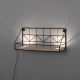 Leuchten Direkt 15277-18 - Shelf с LED осветление BOARD 2xLED/1,75W/230V 45 см евкалипт