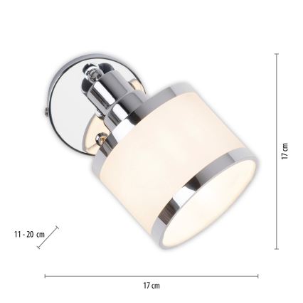 Leuchten Direkt 15371-17 - Спот аплик ACCOR 1xE14/25W/230V