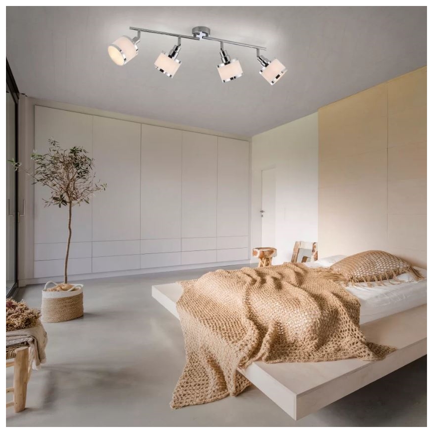 Leuchten Direkt 15374-17 - Спот ACCOR 4xE14/25W/230V