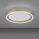Leuchten Direkt 15391-60 - LED Димируем плафон RITUS LED/20W/230V месинг