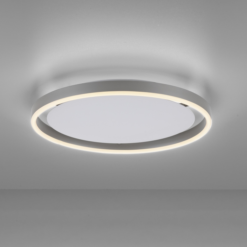 Leuchten Direkt 15391-95 - LED Димируем плафон RITUS LED/20W/230V матов хром