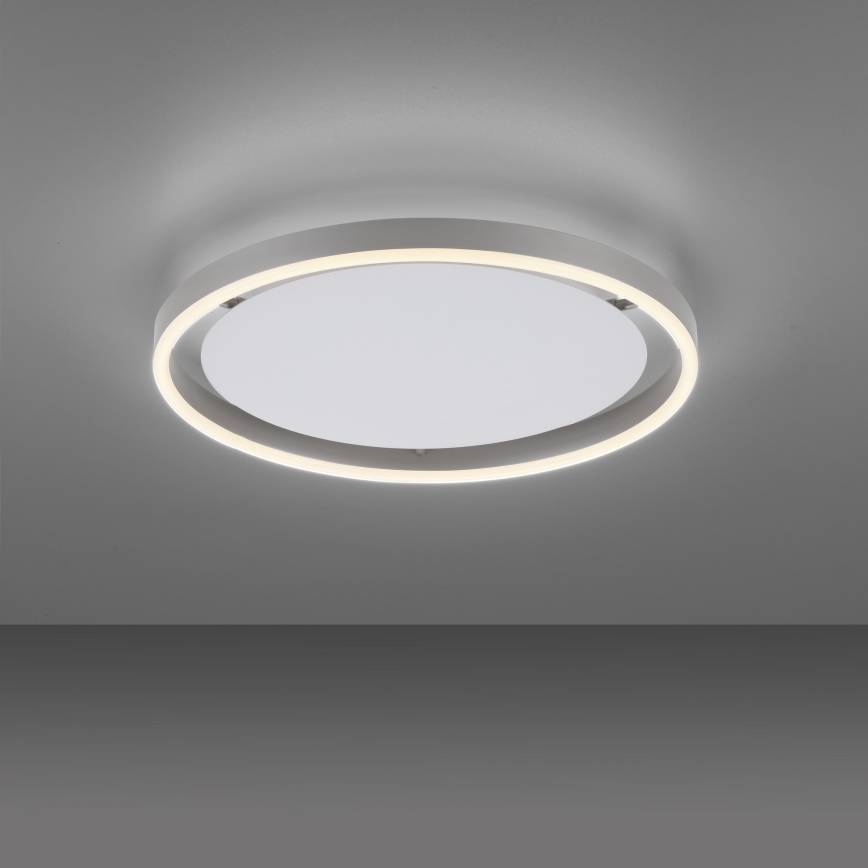 Leuchten Direkt 15391-95 - LED Димируем плафон RITUS LED/20W/230V матов хром