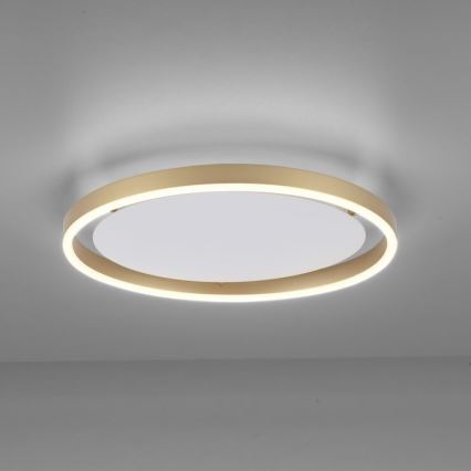 Leuchten Direkt 15392-60 - LED Димируем плафон RITUS LED/28W/230V месинг