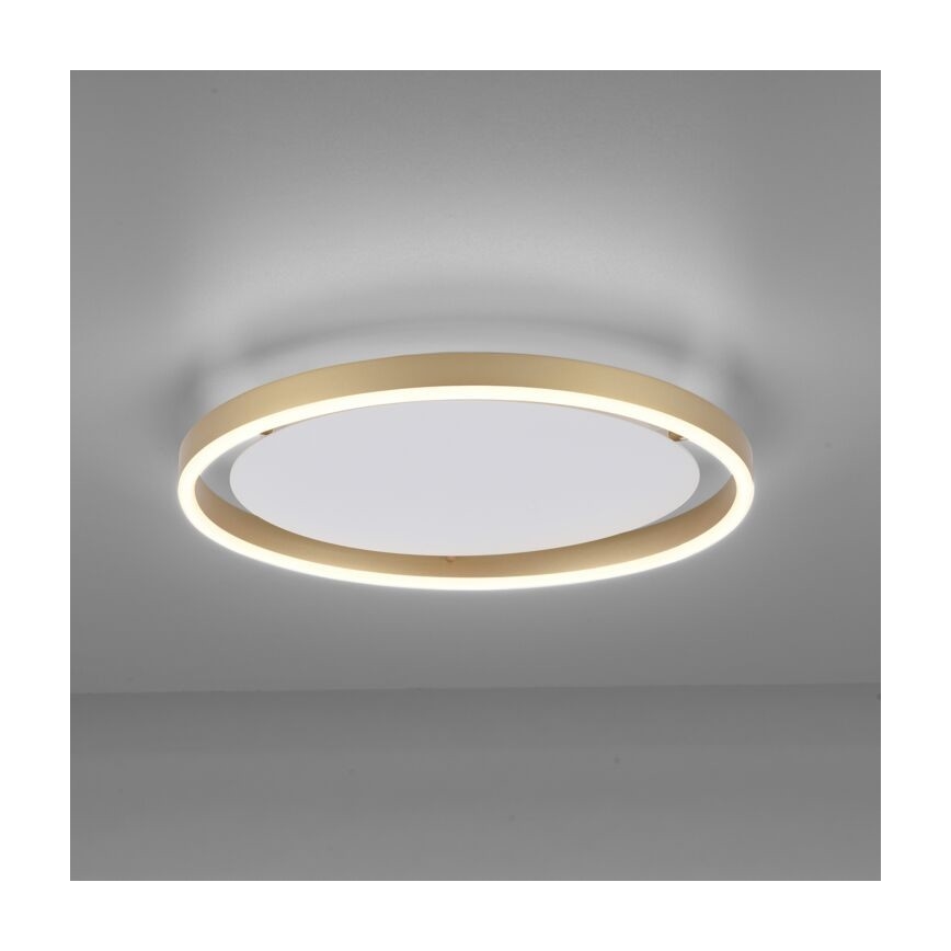 Leuchten Direkt 15392-60 - LED Димируем плафон RITUS LED/28W/230V месинг