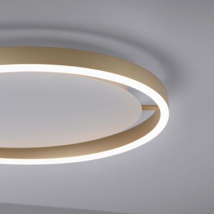 Leuchten Direkt 15392-60 - LED Димируем плафон RITUS LED/28W/230V месинг