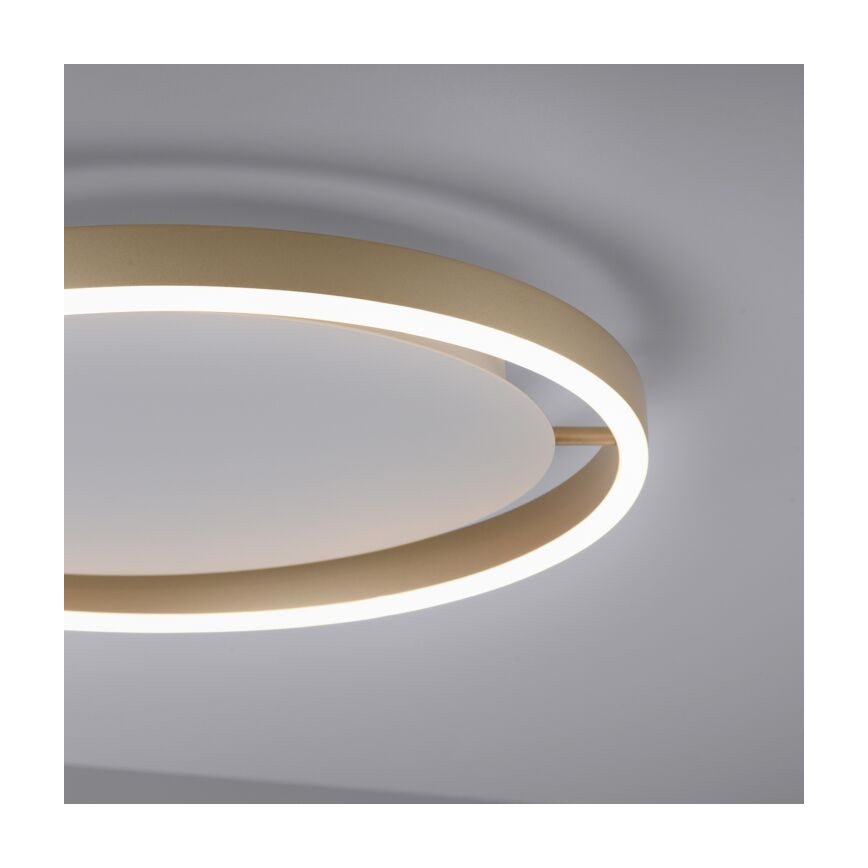 Leuchten Direkt 15392-60 - LED Димируем плафон RITUS LED/28W/230V месинг