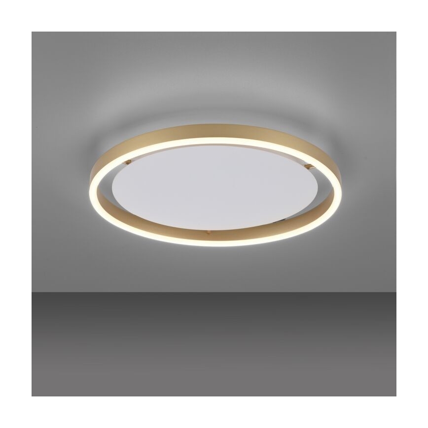 Leuchten Direkt 15392-60 - LED Димируем плафон RITUS LED/28W/230V месинг