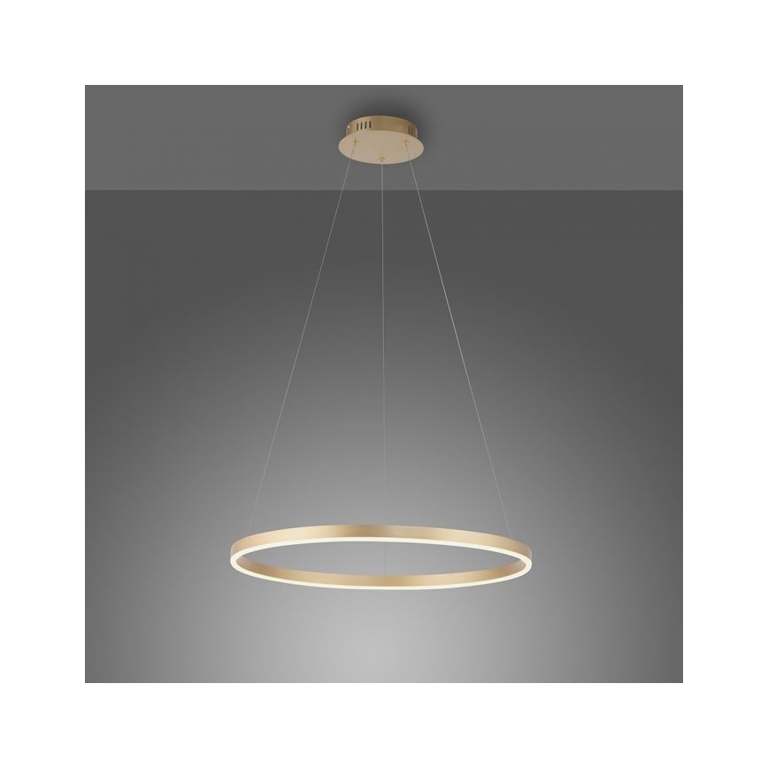 Leuchten Direkt 15394-60 - LED Димируем пендел RITUS LED/28W/230V месинг
