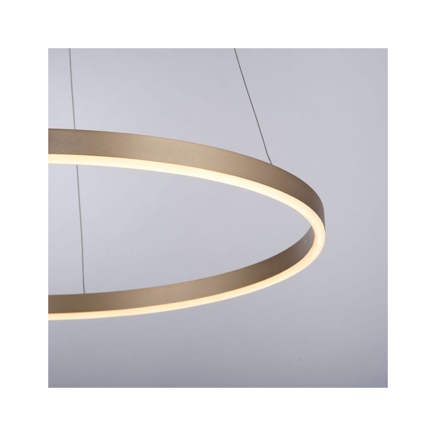Leuchten Direkt 15394-60 - LED Димируем пендел RITUS LED/28W/230V месинг
