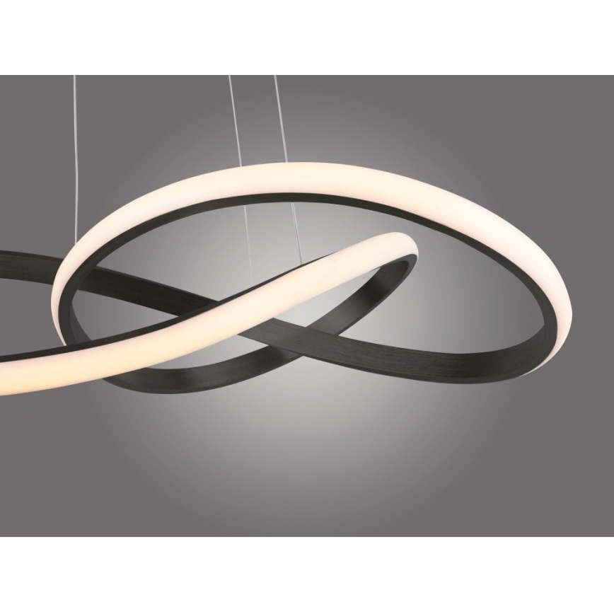 Leuchten Direkt 15402-18-LED Димируем висящ полилей MARIA LED/25W/230V черен