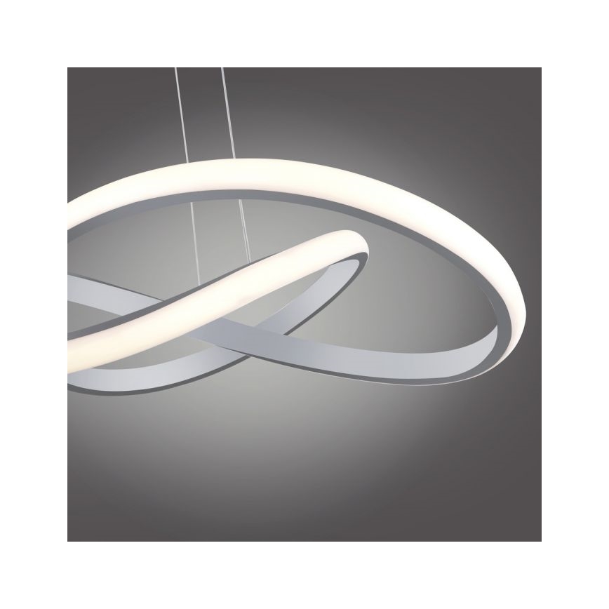 Leuchten Direkt 15402-95 - LED Димируем висящ полилей MARIA LED/25W/230V матов хром