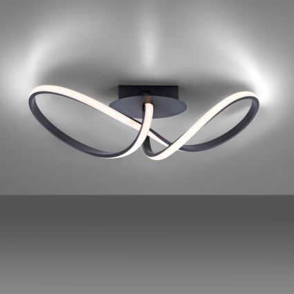 Leuchten Direkt 15403-18 - LED Димируем повърхностен полилей MARIA LED/16W/230V черен