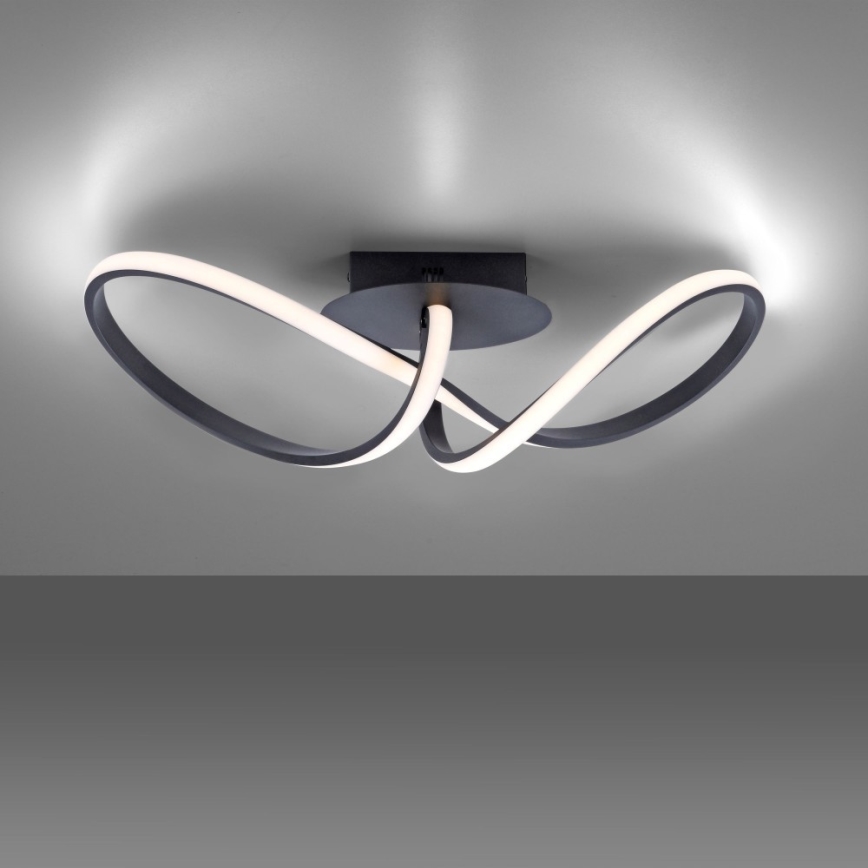 Leuchten Direkt 15403-18 - LED Димируем повърхностен полилей MARIA LED/16W/230V черен