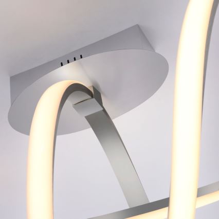 Leuchten Direkt 15403-95 - LED Димируем повърхностен полилей MARIA LED/16W/230V матов хром