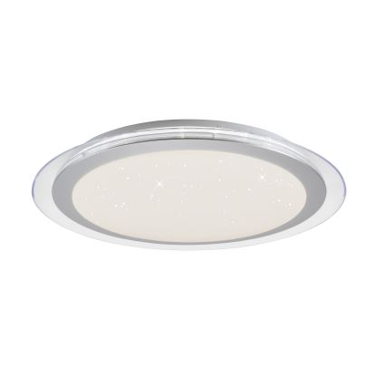Leuchten Direkt 15411-21- LED RGB Димируем плафон CYBA LED/26W/230V + дистанционно