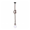 Leuchten Direkt 15481-18 - Полилей на верижка ROPE 1xE27/60W/230V
