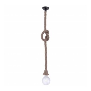 Leuchten Direkt 15481-18 - Полилей на верижка ROPE 1xE27/60W/230V