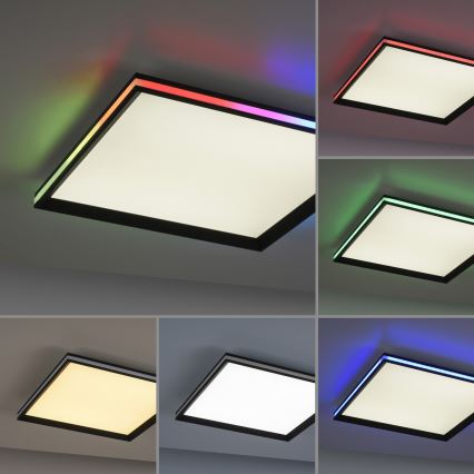 Leuchten Direkt 15556-18 - RGBW Димируем плафон GALACTICA LED/32W/230V 2700-5000K + дистанционно управление