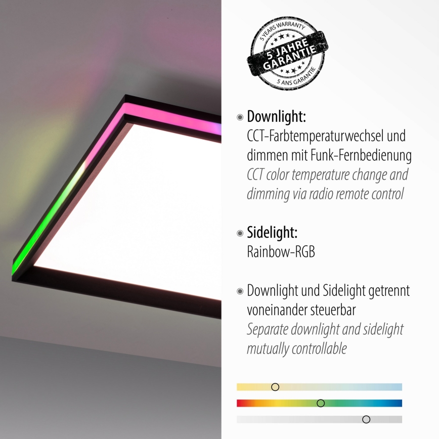 Leuchten Direkt 15556-18 - RGBW Димируем плафон GALACTICA LED/32W/230V 2700-5000K + дистанционно управление