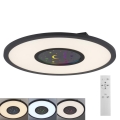 Leuchten Direkt 15572-18 - LED RGBW Димируем плафон ASTRO LED/17,5W/230V 2700-5000K + дистанционно