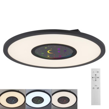 Leuchten Direkt 15572-18 - LED RGBW Димируем плафон ASTRO LED/17,5W/230V 2700-5000K + дистанционно