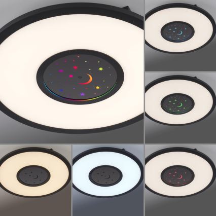 Leuchten Direkt 15572-18 - LED RGBW Димируем плафон ASTRO LED/17,5W/230V 2700-5000K + дистанционно
