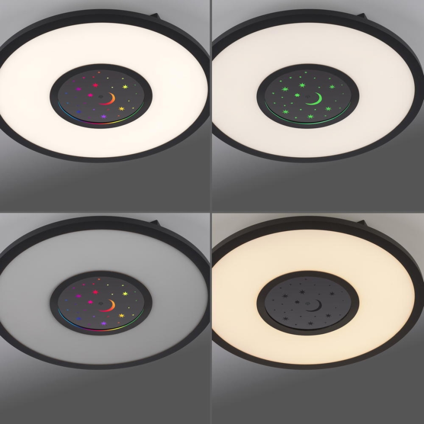 Leuchten Direkt 15572-18 - LED RGBW Димируем плафон ASTRO LED/17,5W/230V 2700-5000K + дистанционно