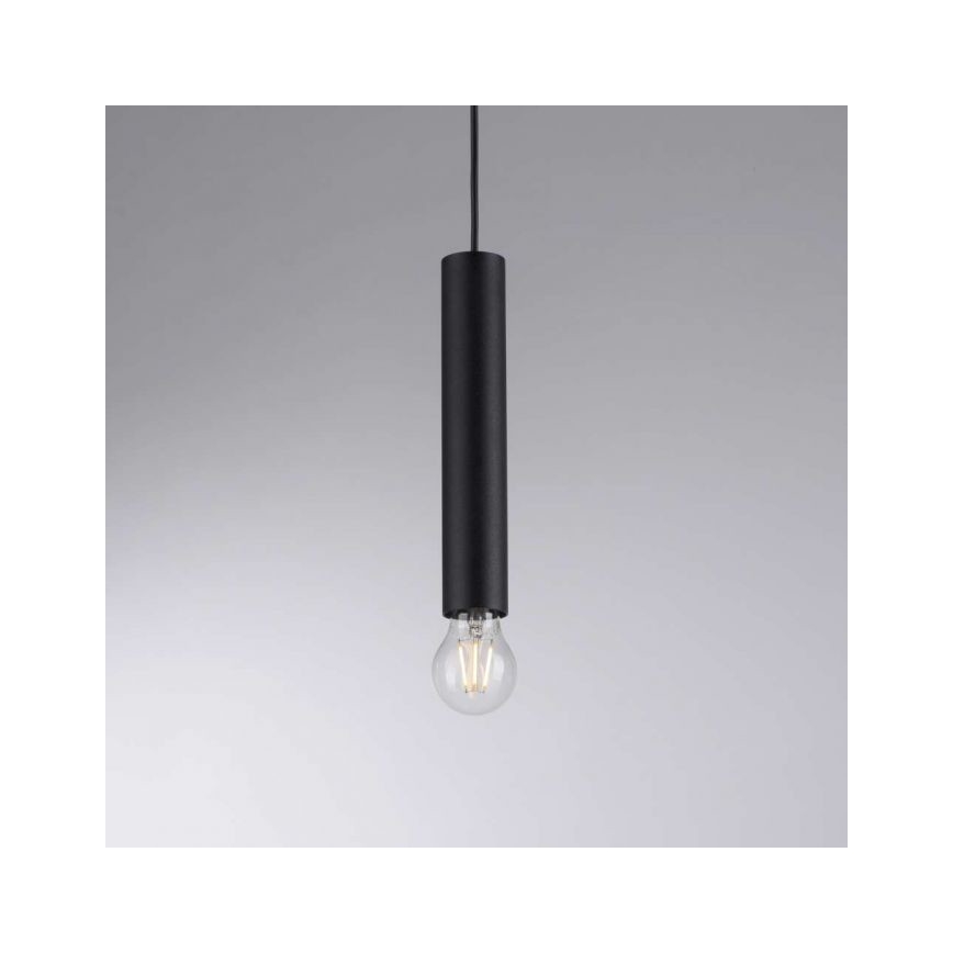 Leuchten Direkt 15618-18 - Пендел BRUNA 3xE27/60W/230V черен