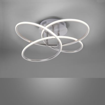 Leuchten Direkt 15660-55 - LED Димируем полилей за повърхностен монтаж NODE LED/27W/230V