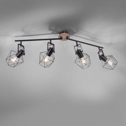 Leuchten Direkt 15674-78 - Прожектор, луна JARO 4xE27/60W/230V