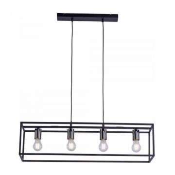 Leuchten Direkt 15854-18 - Висящ полилей FABIO 4xE27/60W/230V