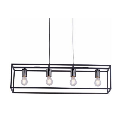 Leuchten Direkt 15854-18 - Висящ полилей FABIO 4xE27/60W/230V