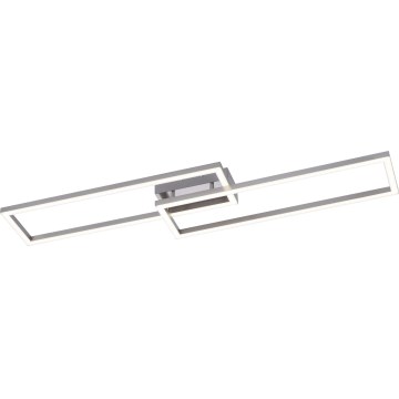 Leuchten Direkt 16430-55 - LED RGBW димируемо таванно осветително тяло MAXI 2xLED/18W/230V 2700-5000K матов хром + дистанционно управление
