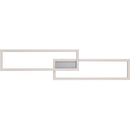 Leuchten Direkt 16430-55 - LED RGBW димируемо таванно осветително тяло MAXI 2xLED/18W/230V 2700-5000K матов хром + дистанционно управление
