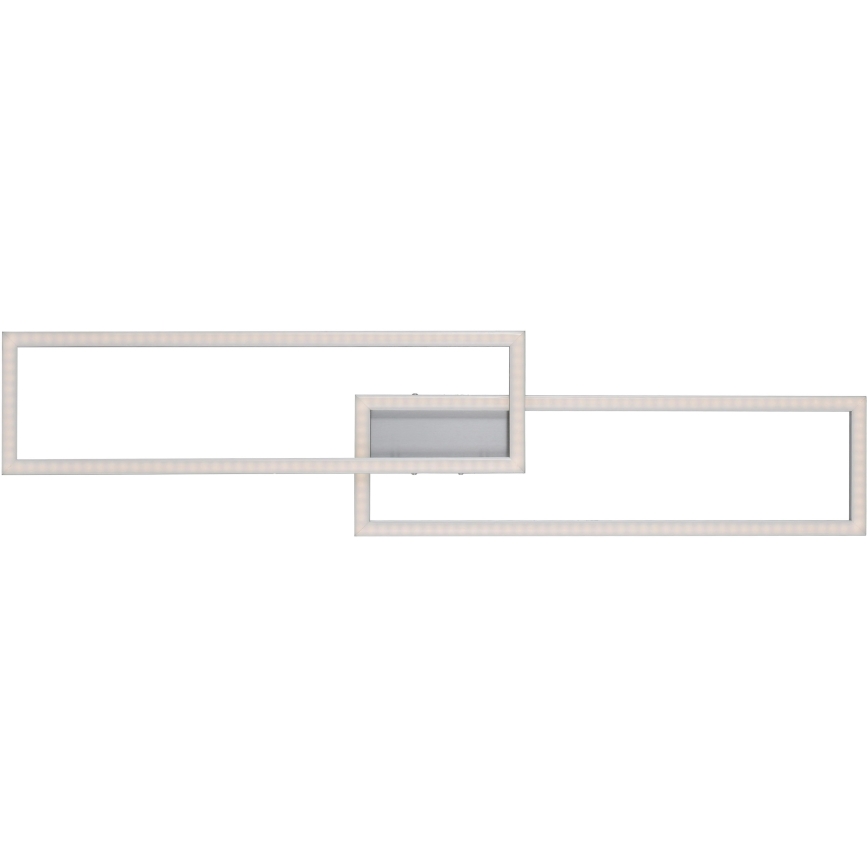 Leuchten Direkt 16430-55 - LED RGBW димируемо таванно осветително тяло MAXI 2xLED/18W/230V 2700-5000K матов хром + дистанционно управление