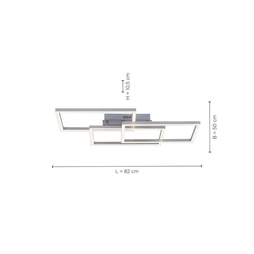 Leuchten Direkt 16431-55 - LED RGB Димируем полилей за повърхностен монтаж MAXI LED/27W/230V + дистанционно управление