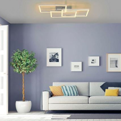 Leuchten Direkt 16431-55 - LED RGB регулируема плафониера MAXI LED/27W/230V + дистанционно управление