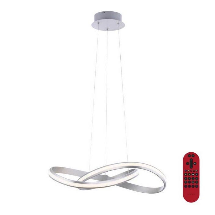 Leuchten Direkt 18432-55 - LED RGB Димируем висящ полилей MELINDA LED/28W/230V