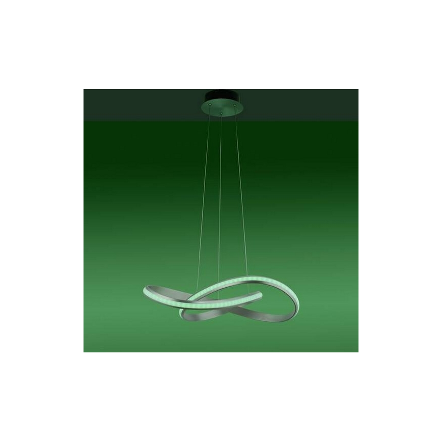 Leuchten Direkt 18432-55 - LED RGB регулируема висяща лампа на кабел MELINDA LED/28W/230V + дистанционно управление