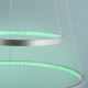 Leuchten Direkt 18460-55 - LED RGB Висящ полилей CIRCLE LED/22,5W/230V+LED/16W+дистанционно