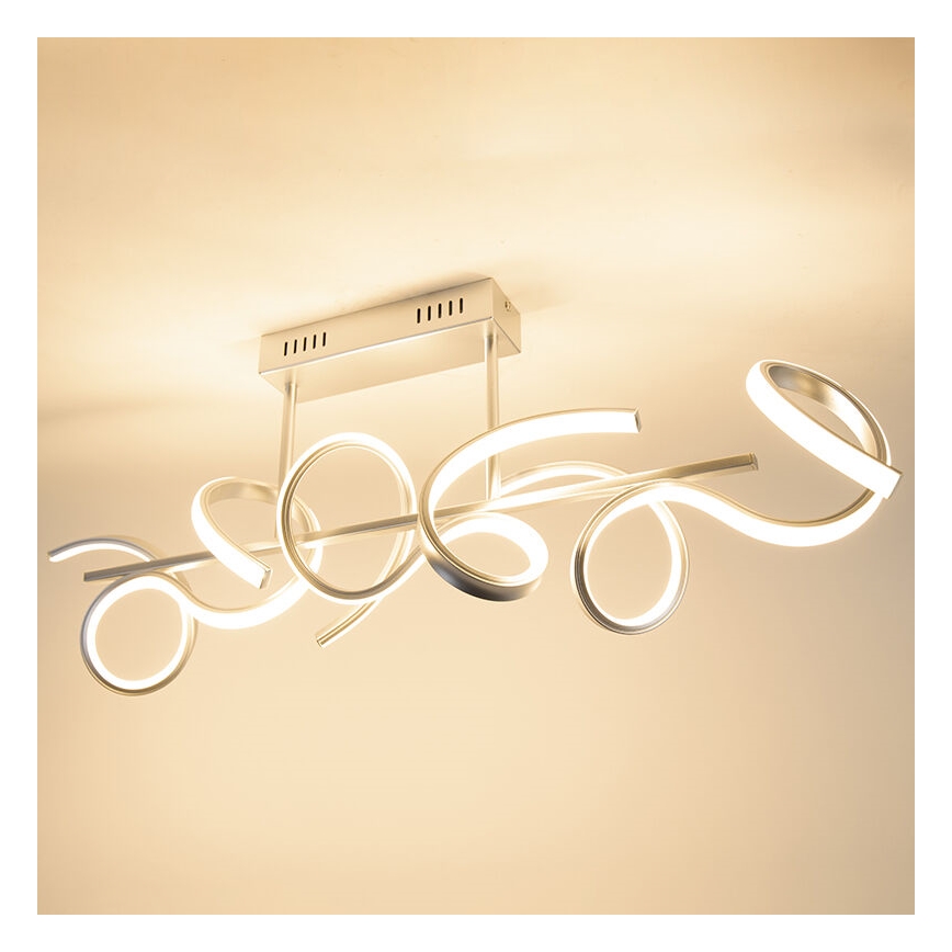 Leuchten Direkt 19032-21 - LED Димируем повърхностен полилей CURLS LED/25,8W/230V