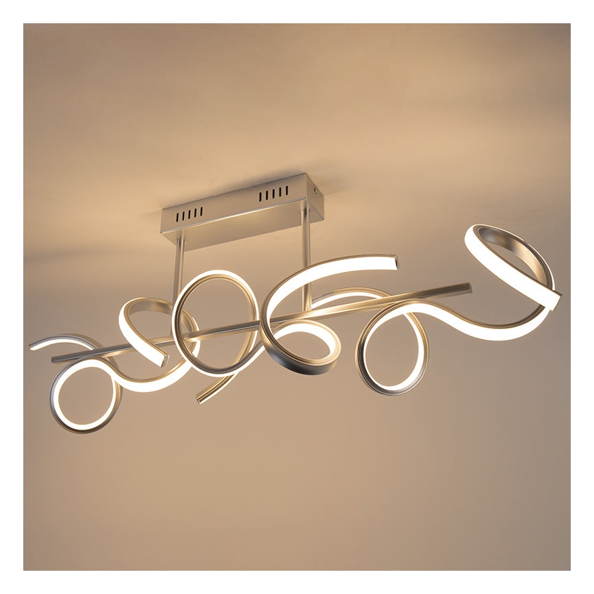 Leuchten Direkt 19032-21 - LED Димируем повърхностен полилей CURLS LED/25,8W/230V